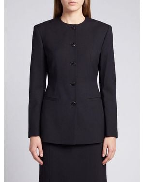Anine Bing Blazer Corto Slim Fit - Nero