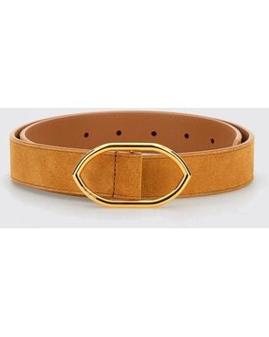 Jacquemus Suede Calf Leather Belt - Brown