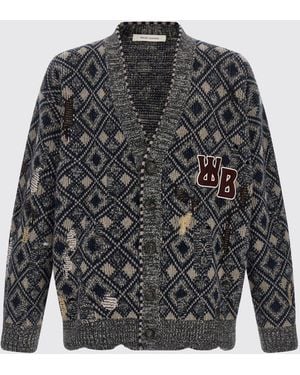 Wales Bonner Wool Cardigan - Grey