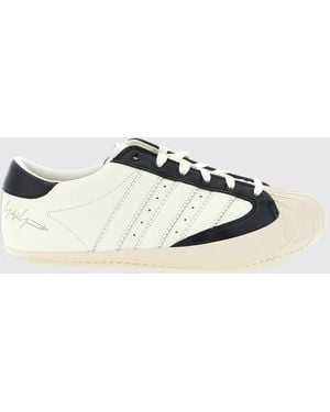 Y-3 Superstar 3G Leather Sneakers With Rubber Shell Toe - Natural