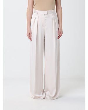 SIMONA CORSELLINI Satin Palazzo Trousers - Pink
