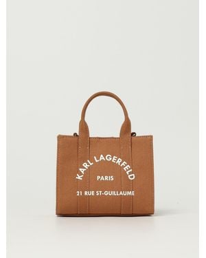 KARL LAGERFELD Tote Bags - Brown