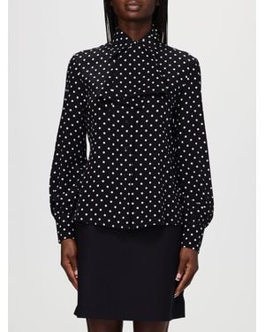 Valentino Silk Polka Dot Shirt - Blue