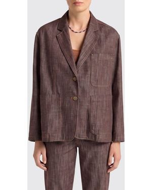 Momoní MomonÌ Blazer A Monopetto - Marrone