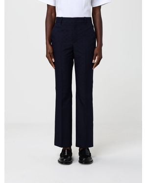 Gucci Pantaloni Classico Gg - Blu