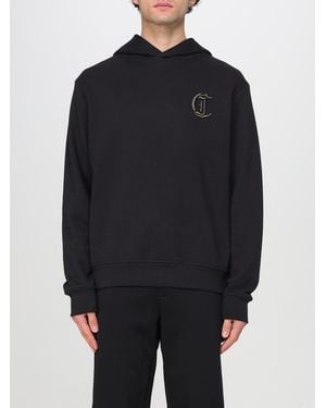 Just Cavalli Embroidered Logo Hoodie - Blue