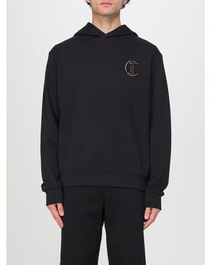 Just Cavalli Embroidered Logo Hoodie - Blue