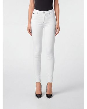 Philipp Plein Jeans Femme - Blanc