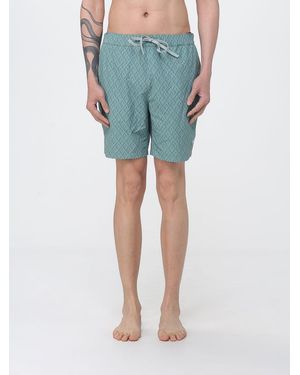 Moose Knuckles Nylon-Badeanzug Mit Logo - Blau