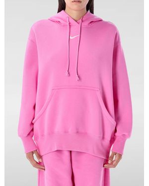 Nike Sudadera con capucha y logo bordado - Rosa