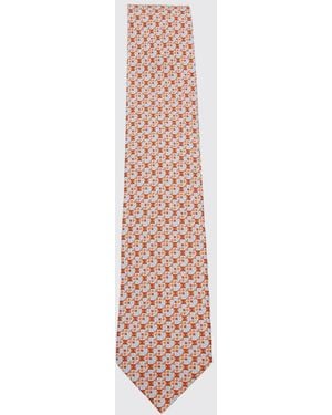 Ferragamo Tie - White