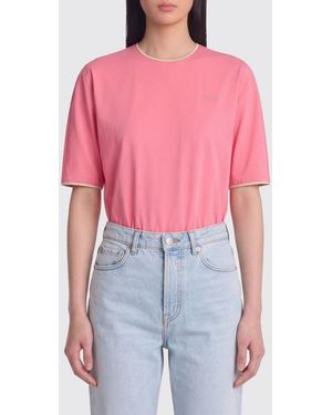 Fendi Viscose Blend Bodysuit - Red