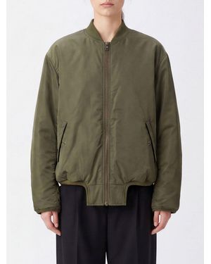 MM6 by Maison Margiela Polyamide Bomber Jacket With Asymmetrical Hem - Green