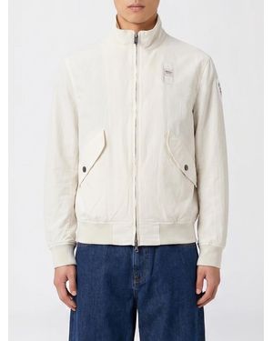 Blauer Cotton Bomber Jacket With Zip - White