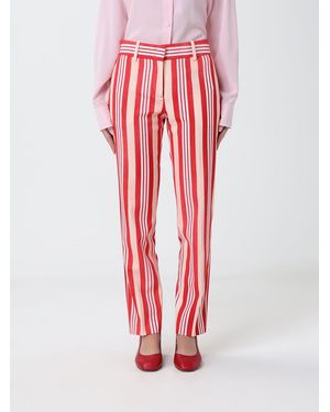 Ermanno Scervino Striped Skinny Trousers - Red