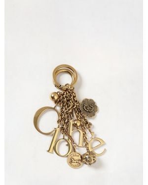 Chloé ChloÉ Mehrsträngiger Schlüsselanhänger Aus 14K Vergoldetem Messing Mit Verschiedenen Charms - Natur