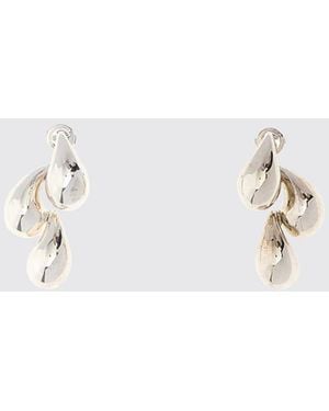 Bottega Veneta Orecchini Pendenti Drop Chain - Metallizzato