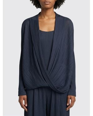 Giorgio Armani Pleated Crepe Co-Ord Set - Blue
