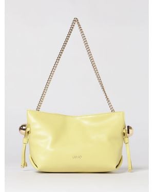 Liu Jo Riccy Synthetic Leather Bag - Yellow