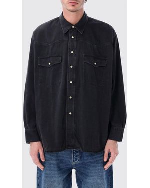 Studio Nicholson Cotton Denim Casual Shirt - Blue