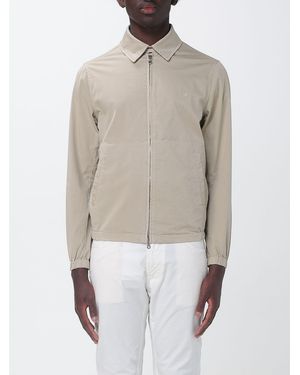 Brooksfield Stretch Gabardine Shirt Jacket - Natural