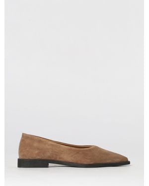 COPENHAGEN Suede Ballerinas - White