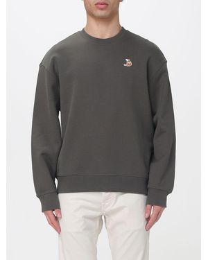 Maison Kitsuné Maison KitsunÉ Cotton Crew Neck Sweatshirt - Grey