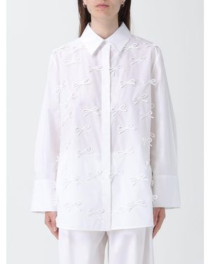 MEIMEIJ Cotton Shirt With Bows - White