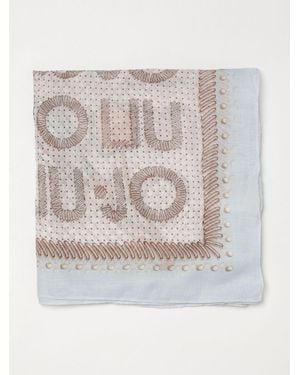 Liu Jo Printed Foulard - Blue