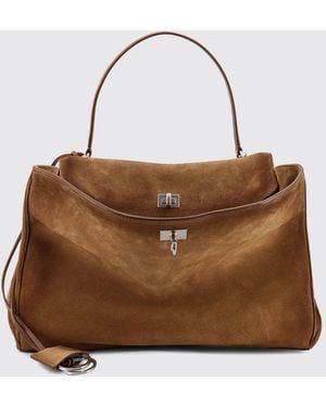 Balenciaga Borsa A Spalla Donna - Marrone