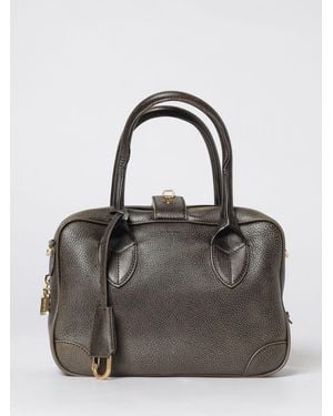 Golden Goose Vita Tasche Aus Gealtertem Leder - Grau