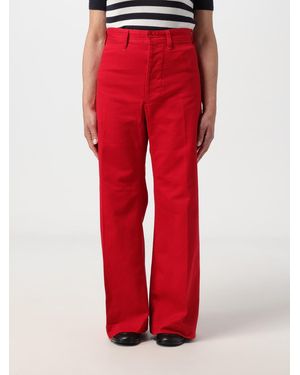 Polo Ralph Lauren Wide Leg Trousers - Red