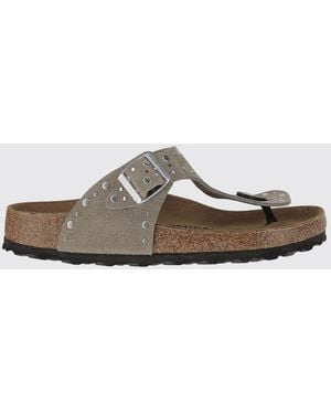 Birkenstock Sandalo Gizeh Rivet - Bianco