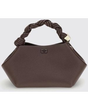 Ganni Sac Porté Main Femme - Marron