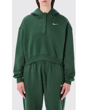 Nike Sudadera Phoenix Fleece De Mezcla De Algodón - Verde