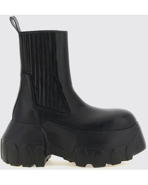Rick Owens Mega Tractor Chelsea Boots - Black