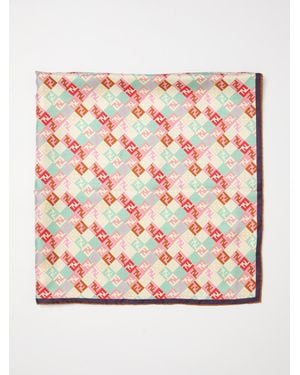 Fendi Ff Silk Scarf - Pink