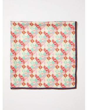 Fendi Ff Silk Scarf - Pink