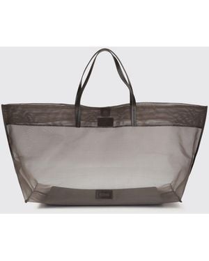 STAUD Christos Large Mesh Nylon Bag - Gray