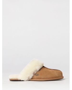 UGG Scuffette Ii Suede And Shearling Mules With Round Toe - White