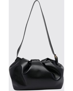 THEMOIRÈ Themoir&Egrave Drapierte Vegane Leder Athena Tasche - Schwarz