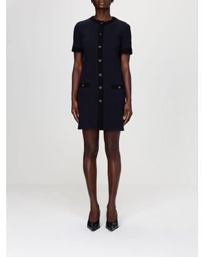 Gucci Wollmischgewebe Chemisierkleid - Blau