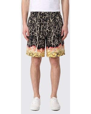 Y's Yohji Yamamoto Graphic Print Shorts - Black