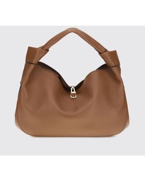 Gabriela Hearst Antonia Small Lambskin Leather Handbag - Brown