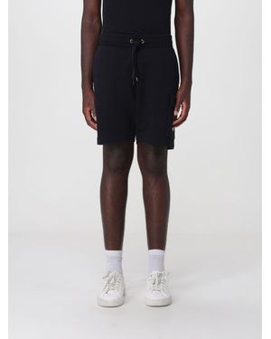 Moschino Cotton Sport Shorts With Elasticated Waistband And Drawstring - Black