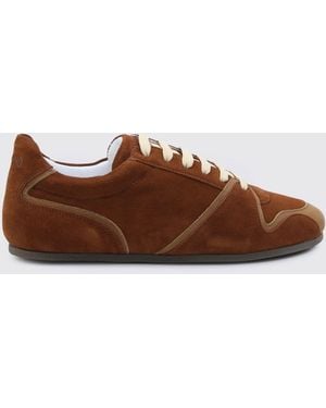 Moschino Suede Trainers - Brown