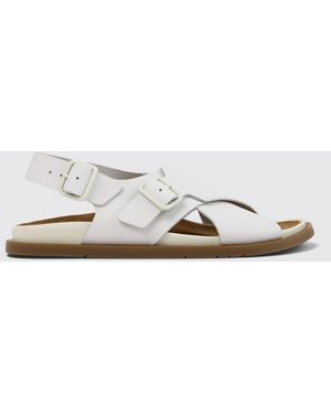 Camper Lluc Leather Sandals - White