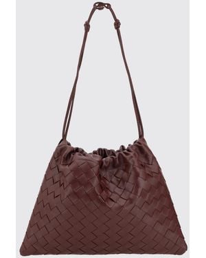 Bottega Veneta Dustbag Woven Leather Bag - Brown