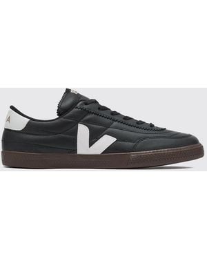 Veja Panenka Low-Top O.T. Leather Sneakers With Contrast Logo - White