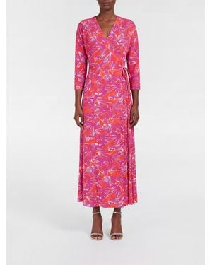 Max Mara Printed Cotton Poplin Shirtdress - Pink